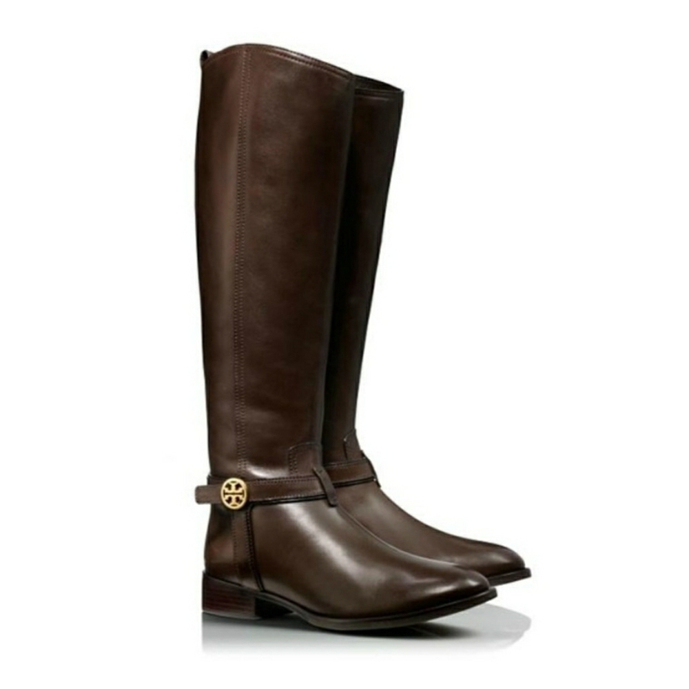 Tori Burch Bristol Brown Coconut boots